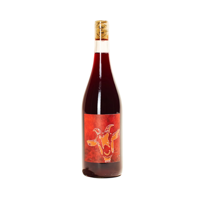Bottle of Bojo do Luar Deu Bode Field Blend 2024 – Natural red and white grape blend from century-old vines in Vinho Verde, made in amphora with no fining or filtration.