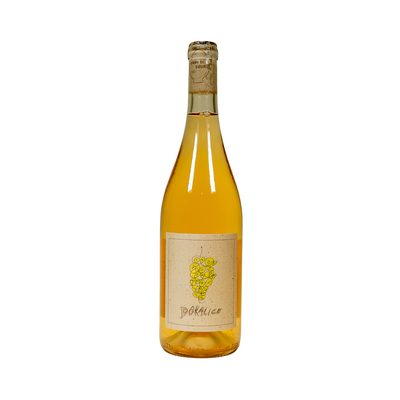 Bottle of Bojo do Luar Doralice 2024, a natural Loureiro wine from Vinho Verde with floral and citrus aromas, unfiltered and made with no added sulfites.