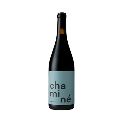 Label information for Cortes de Cima Chaminé Tinto 2021, featuring a blend of Touriga Franca, Syrah, Trincadeira, and Alicante Bouschet from Alentejo, with a rating of 16.5 points by Jancis Robinson.