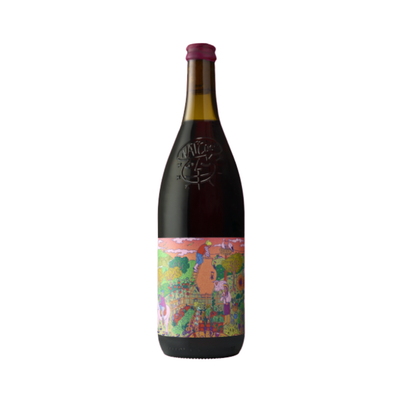 Bottle of Cortes de Cima &amp; Niepoort Palhete 2024 – a naturally fermented red wine from Vidigueira, made from Syrah and Viognier in amphora.