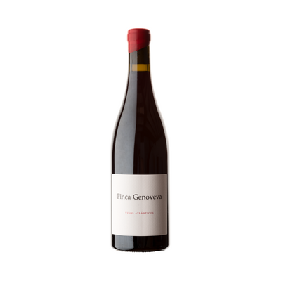 Bottle of Forjas del Salnés Finca Genoveva Tinto 2022 – 98-point Galician red wine made from century-old vines, ethereal, floral and elegant.