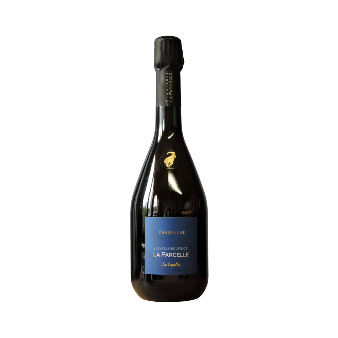 Chevreux-Bournazel La Capella 2020 – Brut Nature Champagne made from 100% Meunier in Vallée de la Marne, no dosage, unfiltered, only 1200 bottles produced.

