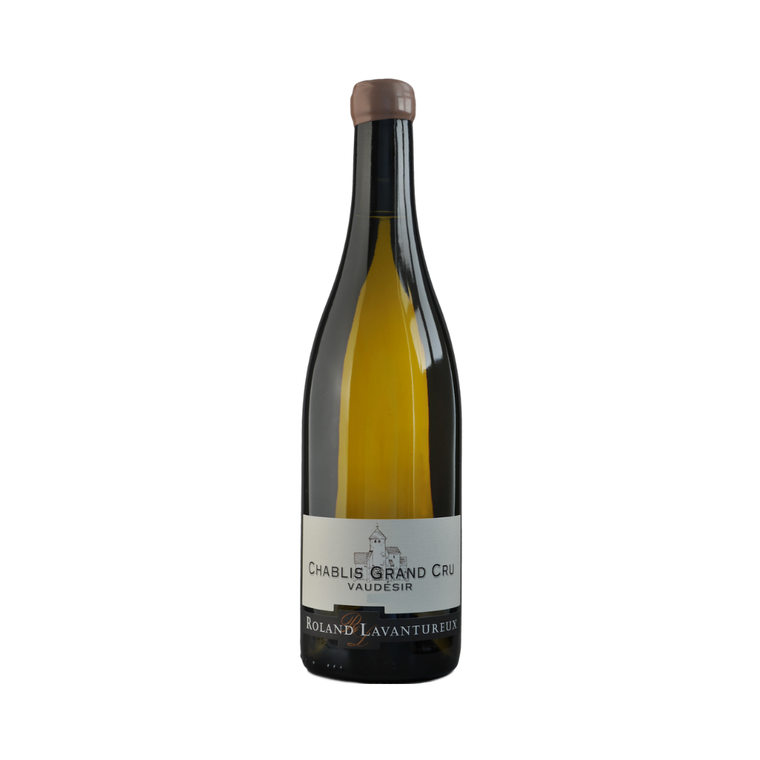 Bottle of Domaine Roland Lavantureux Chablis 'Vaudésir' Grand Cru 2022 – structured mineral Chardonnay from Chablis, Burgundy

