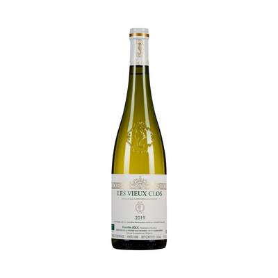 Bottle of Nicolas Joly 'Les Vieux Clos' Savennières 2023, a biodynamic Chenin Blanc from schist and quartz soils in the Loire Valley, also known as Les Clos Sacrés in the US.


