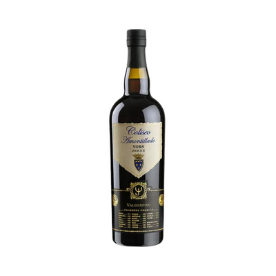 Garrafa de vinho Valdespino VORS Amontillado ‘Coliseo’, tipo Fortificado, de Espanha, produzido por Valdespino.